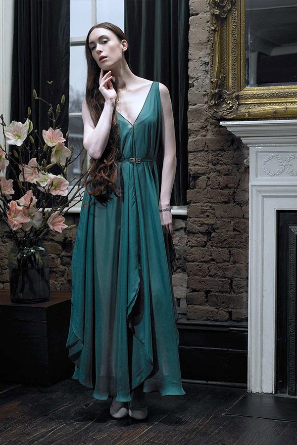 Cherry Williams London - Bridesmaid Dress, Forest Green
